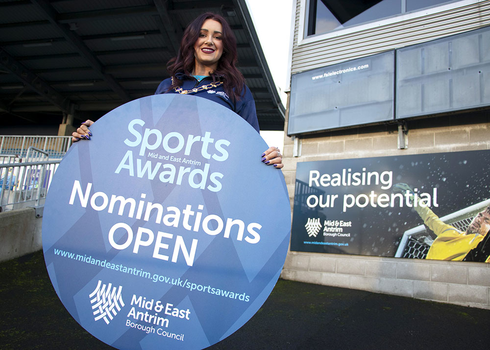 Mayor of Mid & East Antrim, Cllr Lindsay Millar, has launched the MEA Sports Awards 2019