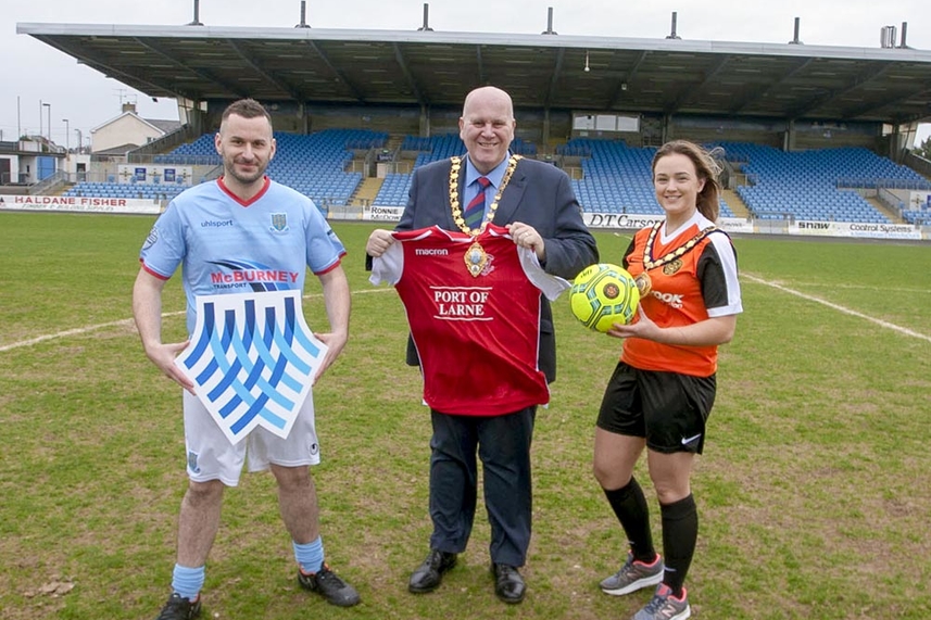 Politicians, staff and community sign for MEA United ahead of charity match to tackle ovarian cancer image