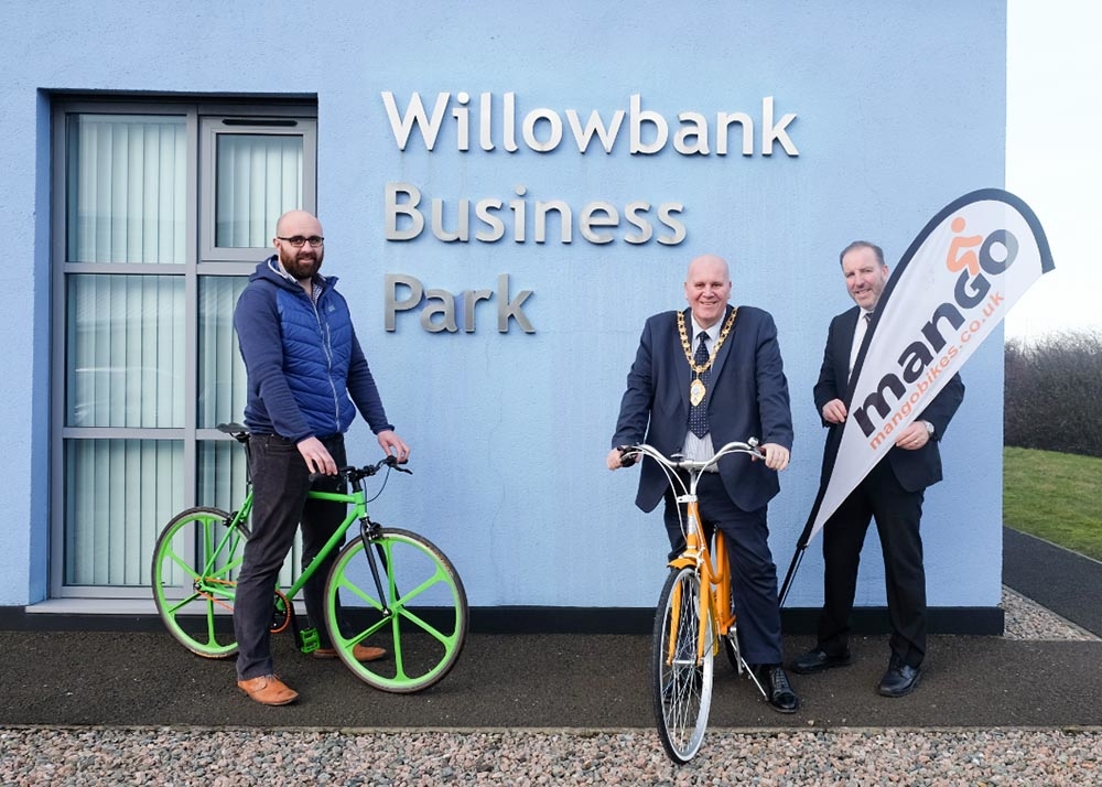 Mayor MEABC Andrew Hazzard Mango Bikes Ken Nelson CEO LEDCOM