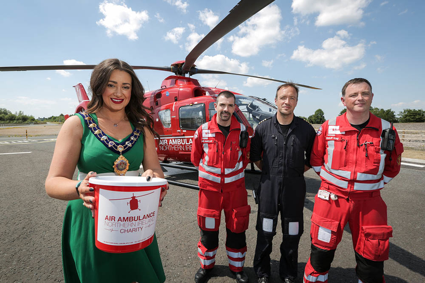 Air Ambulance Northern Ireland to get a lift as Mayor’s official charity image