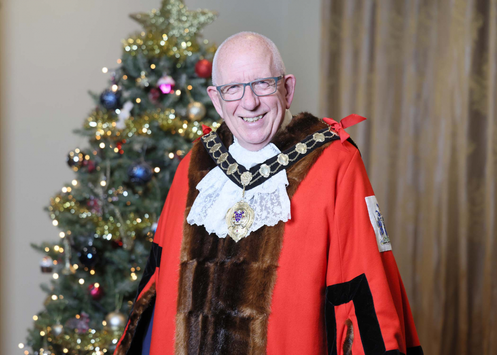 Mayor of Mid and East Antrim, Councillor Jackson Minford
