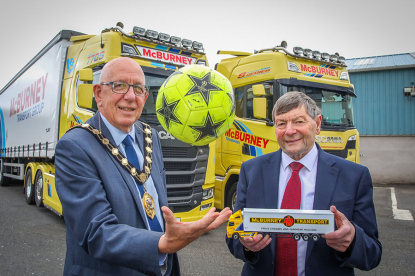 Norman McBurney OBE awarded Freedom of the Borough by Mid and East Antrim Borough Council image