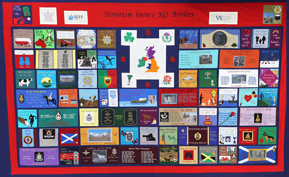 Unique memorial quilt