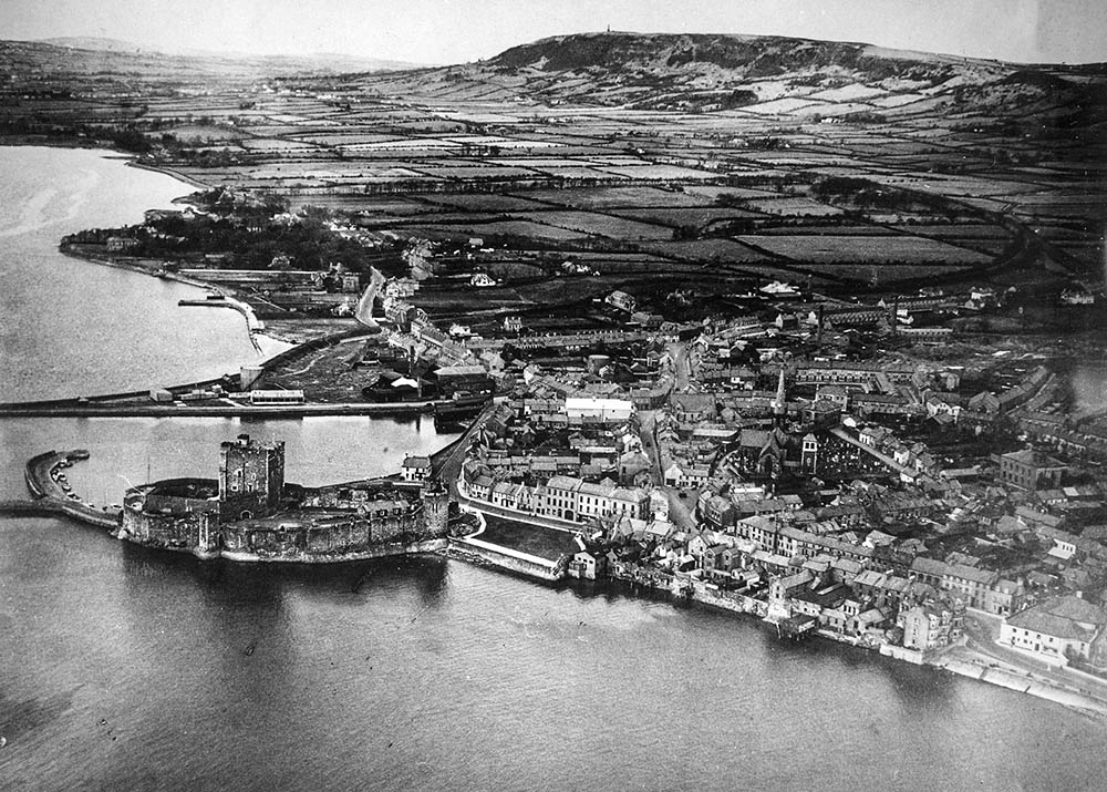 An aerial pic of Carrickfergus from the 1950’s.