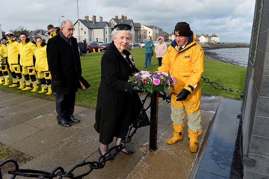 Poignant service marks 66th anniversary of MV Princess Victoria tragedy image