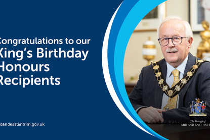 Seven Mid and East Antrim residents honoured in King’s Birthday Honours image