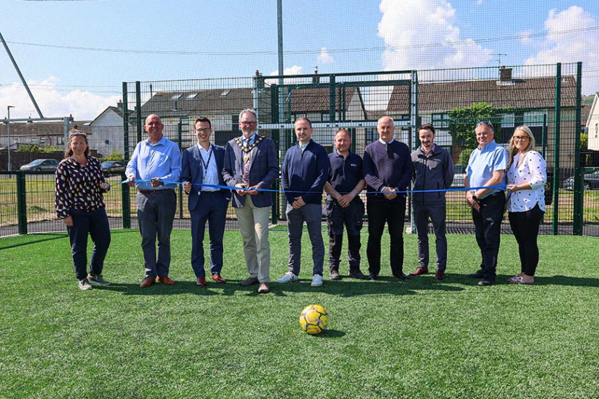 Safe outdoor sports areas rejuvenated for local communities image