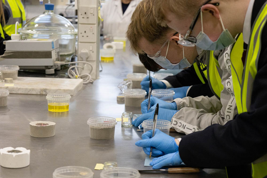 Larne Grammar School pupils kick off the first ‘Science Summer School’ event image