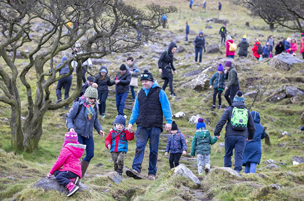 Walkers on Slemish