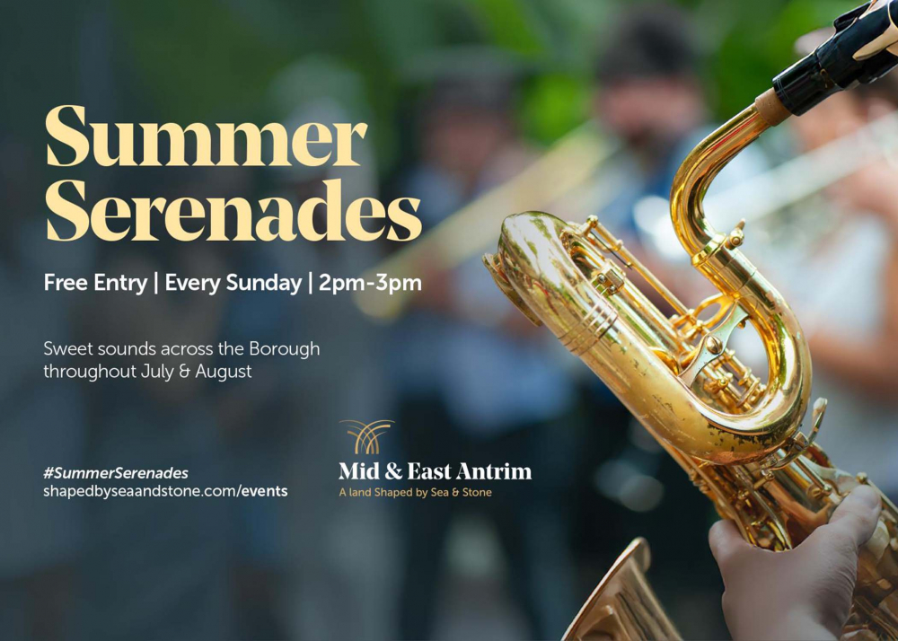 Summer Serenades in Mid and East Antrim every Sunday throughout July and August