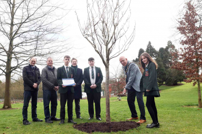 Hope takes root in People’s Park as community marks Holocaust image