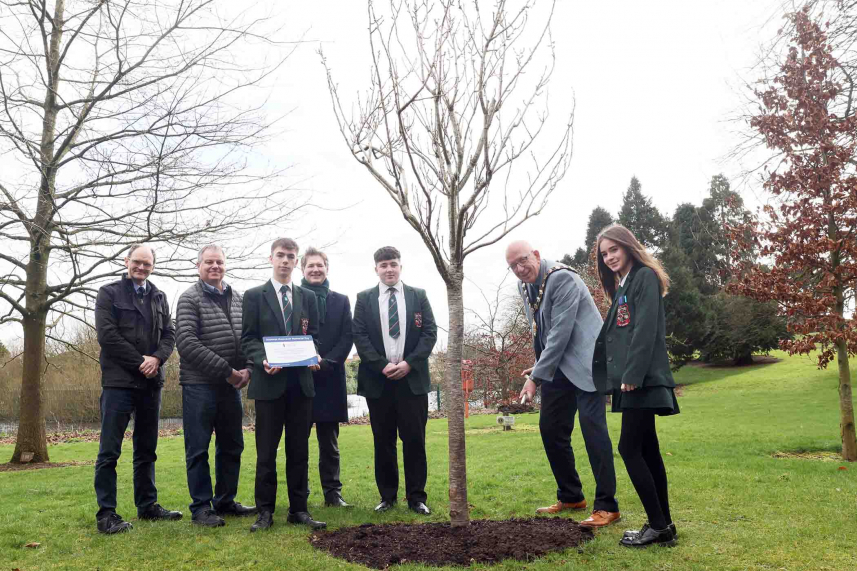 Hope takes root in People’s Park as community marks Holocaust image