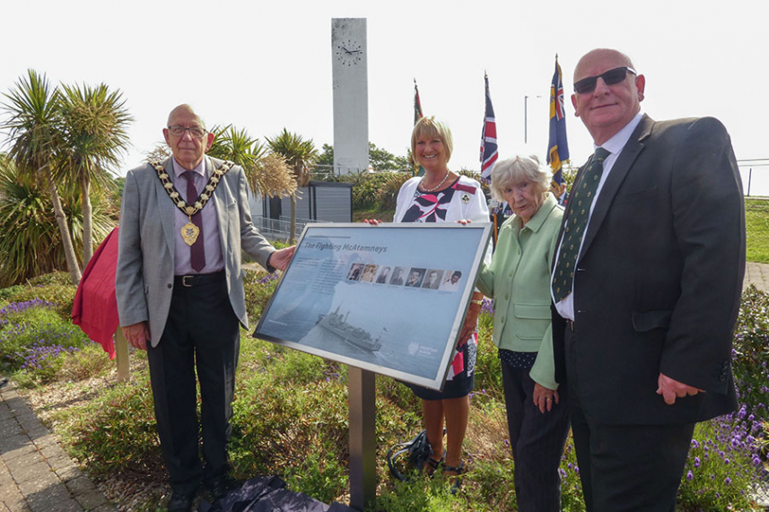 Historical panels recall wartime stories image