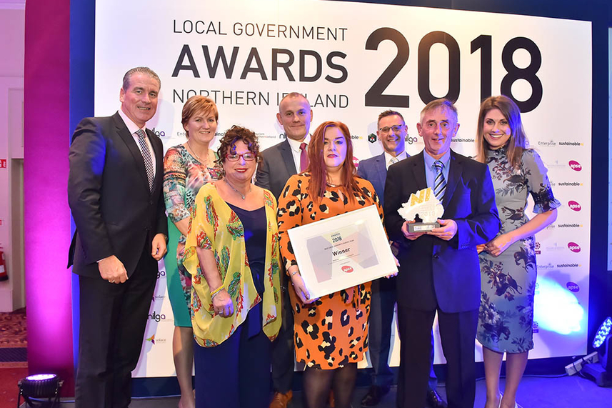 Mid and East Antrim named Best Local Authority Service Team in Northern Ireland image