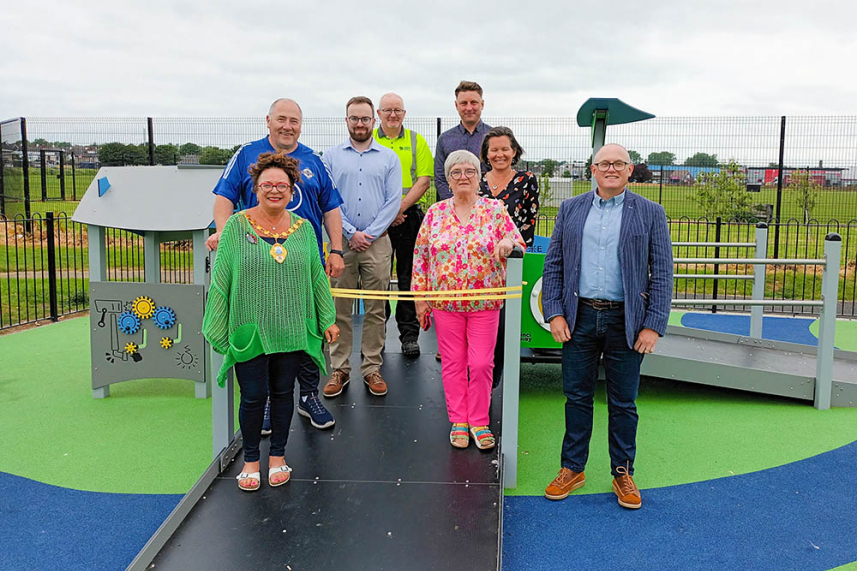 Refurbished Wilson Crescent Play Park officially opened image