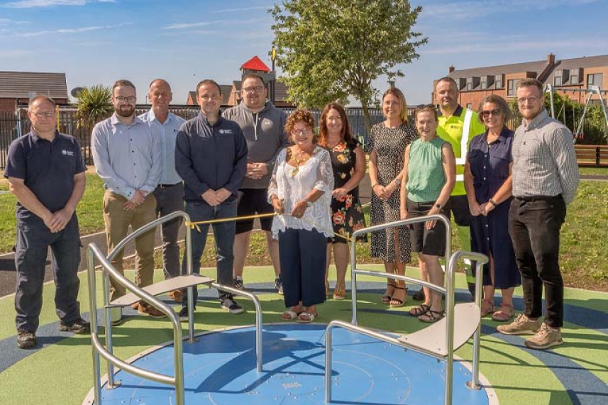 Excitement for grand opening of Woodburn Play Park image