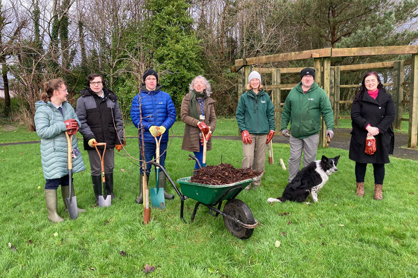 Community orchard getting ready for Spring! image