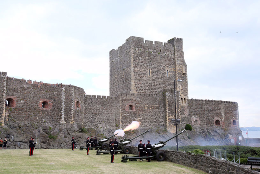 Mid and East Antrim salutes Duke of Edinburgh with a bang