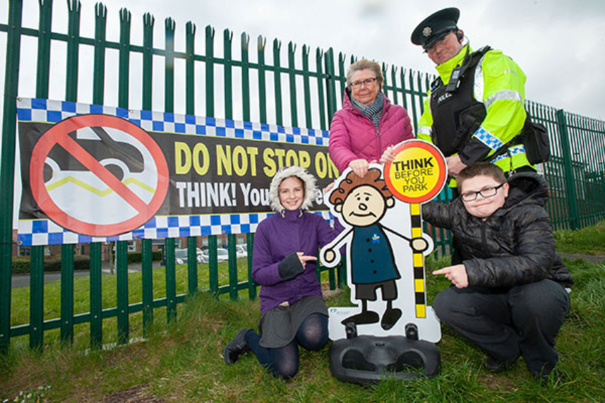 Local school teams up with PCSP to tackle traffic image