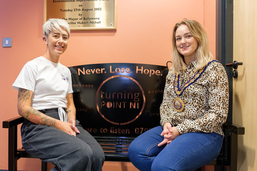 New benches encourage people to Take 5 on World Suicide Prevention Day image