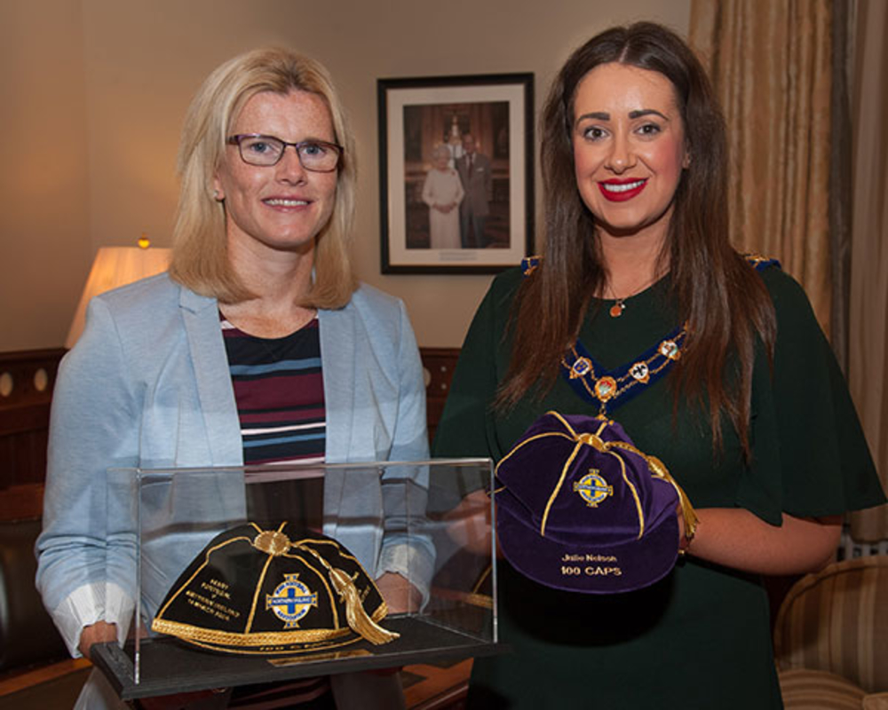 Mayor’s Reception in honour of Northern Ireland legend Julie Nelson