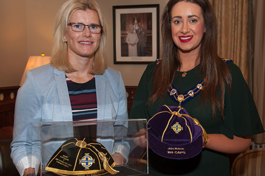 Mayor’s Reception in honour of Northern Ireland legend Julie Nelson image