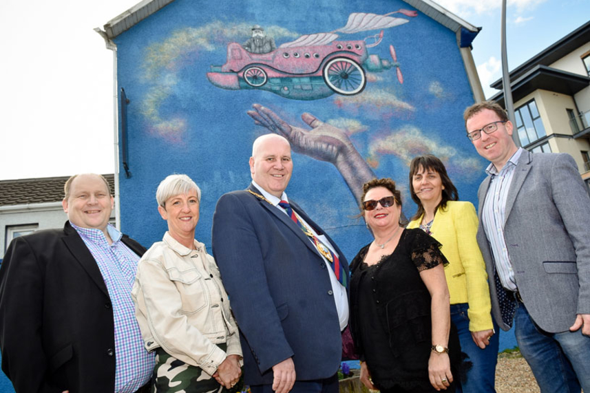 Street art painting a new future for Larne’s Main Street image