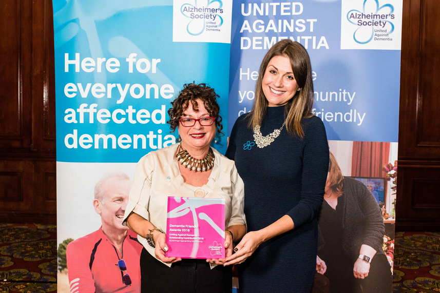 ‘This one’s for you mum!’ Councillor dedicates prestigious Dementia award to mother image