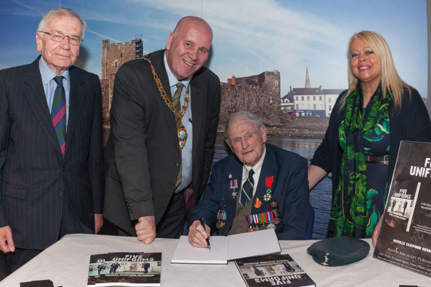 WWII Memoirs launched at Carrickfergus Museum image